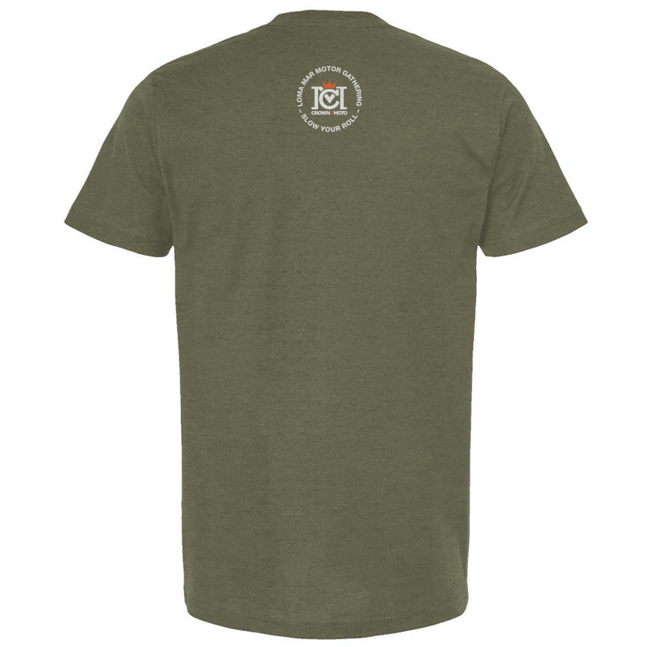 Cars & Coffee, Motorcycles & Redwoods Loma Mar Motor Gathering T-shirt