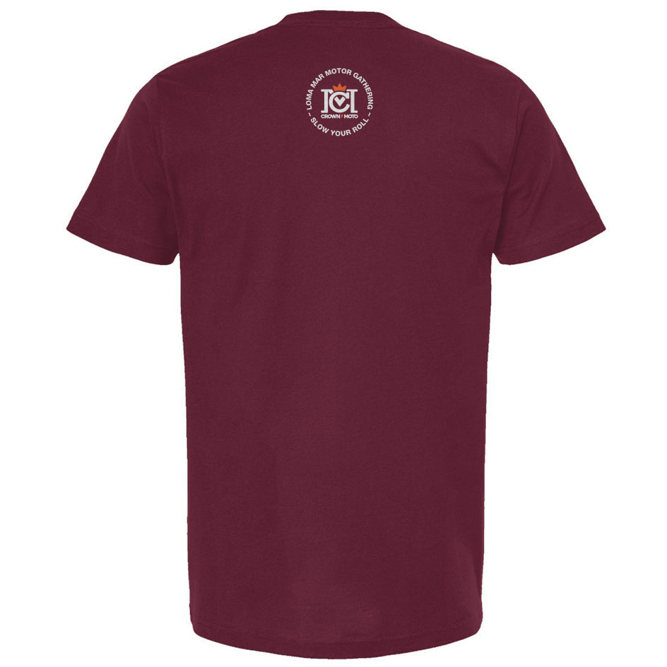 Cars & Coffee, Motorcycles & Redwoods Loma Mar Motor Gathering T-shirt