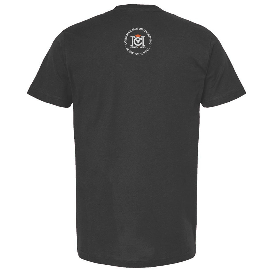 Cars & Coffee, Motorcycles & Redwoods Loma Mar Motor Gathering T-shirt