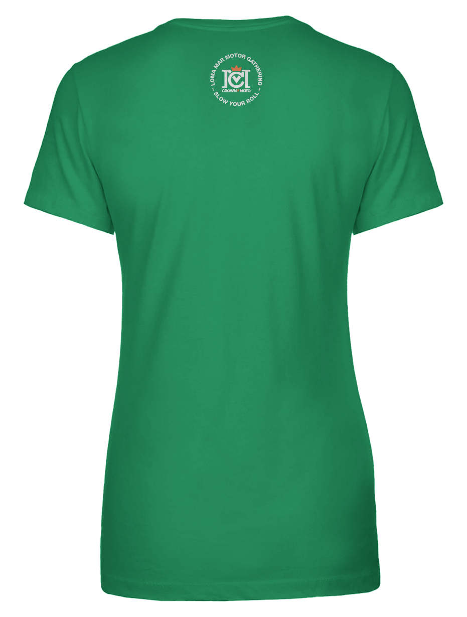 Cars & Coffee, Motorcycles & Redwoods Loma Mar Motor Gathering Women's T-Shirt
