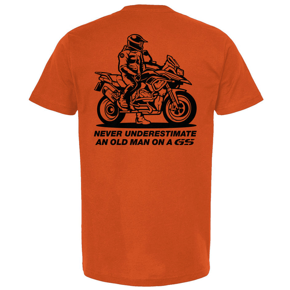 Never Underestimate an Old Man on a GS (v3) T-Shirt