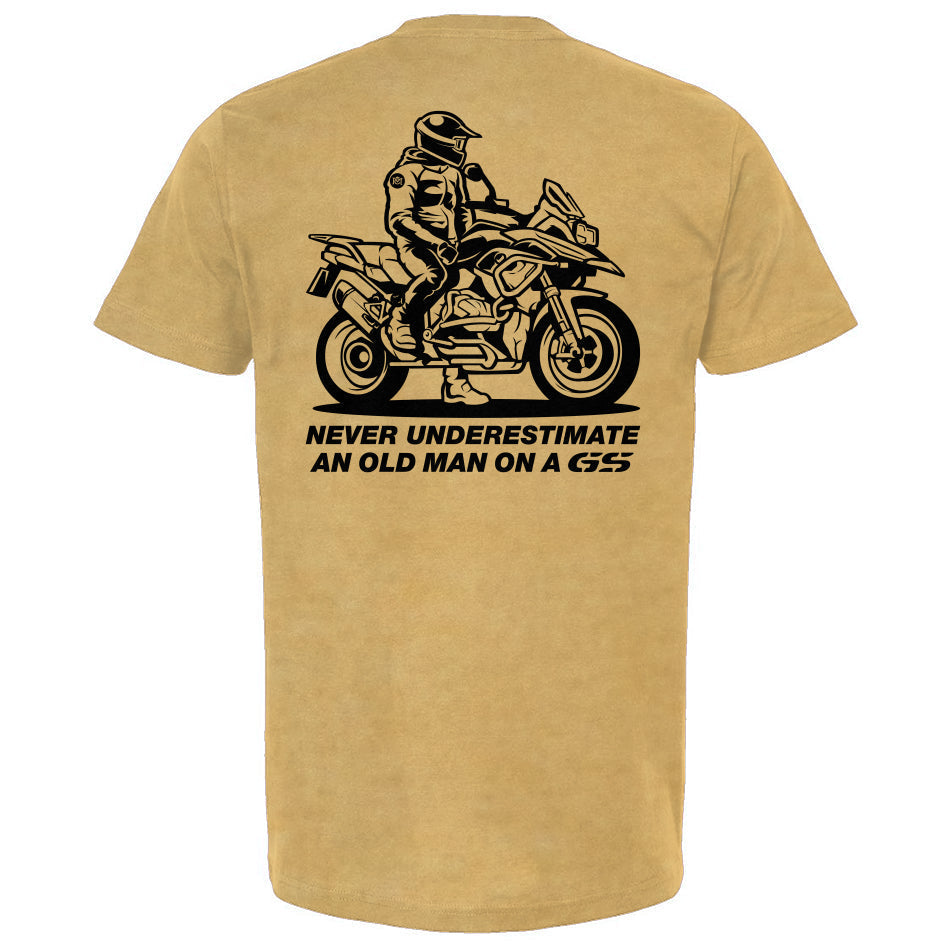 Never Underestimate an Old Man on a GS (v3) T-Shirt