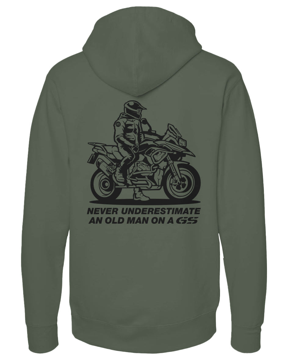 Never Underestimate an Old Man on a GS Hoodie (v3)