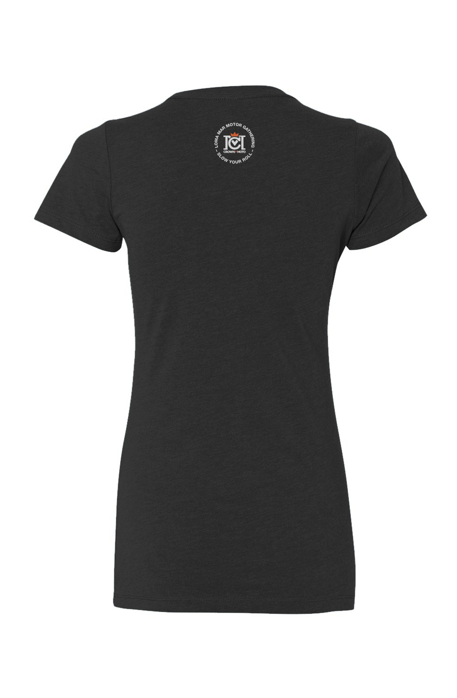 Loma Mar Motor Gathering Women Motorcyclist T-Shirt