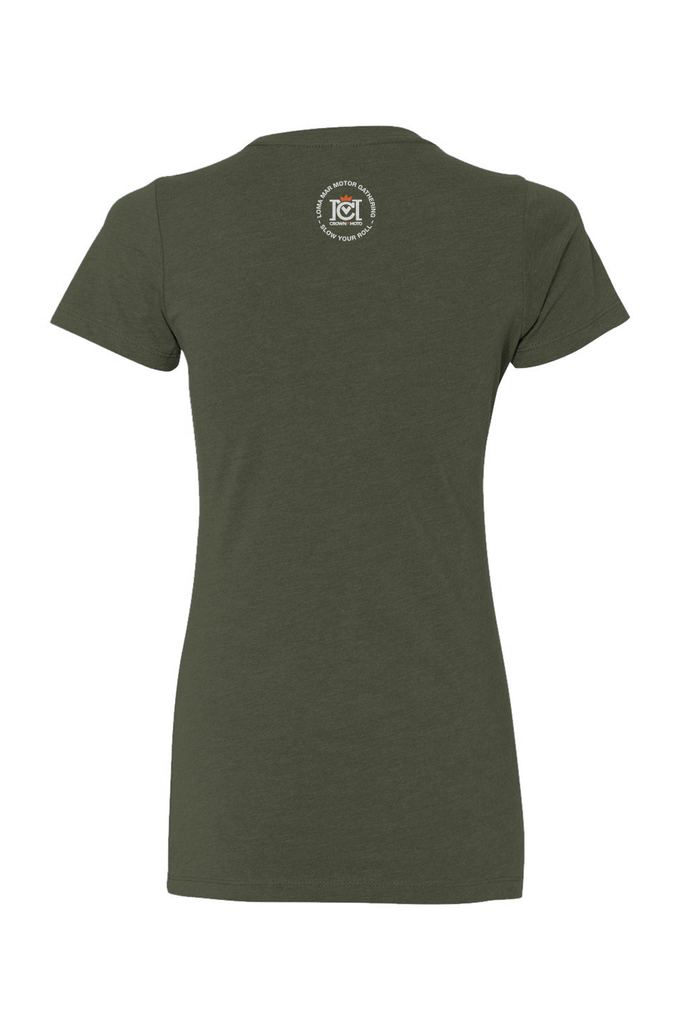 Loma Mar Motor Gathering Women Motorcyclist T-Shirt