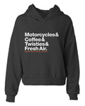 Loma Mar Motor Gathering Women Motorcyclist Hoodie