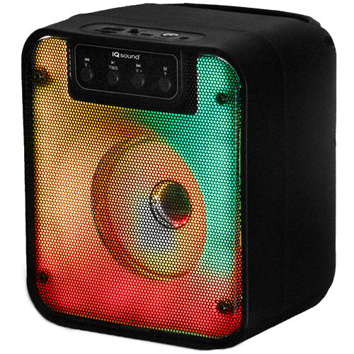 IQ Sound 4" Bluetooth Speaker FIRE BOX with TWS and LED Fire Light Show
