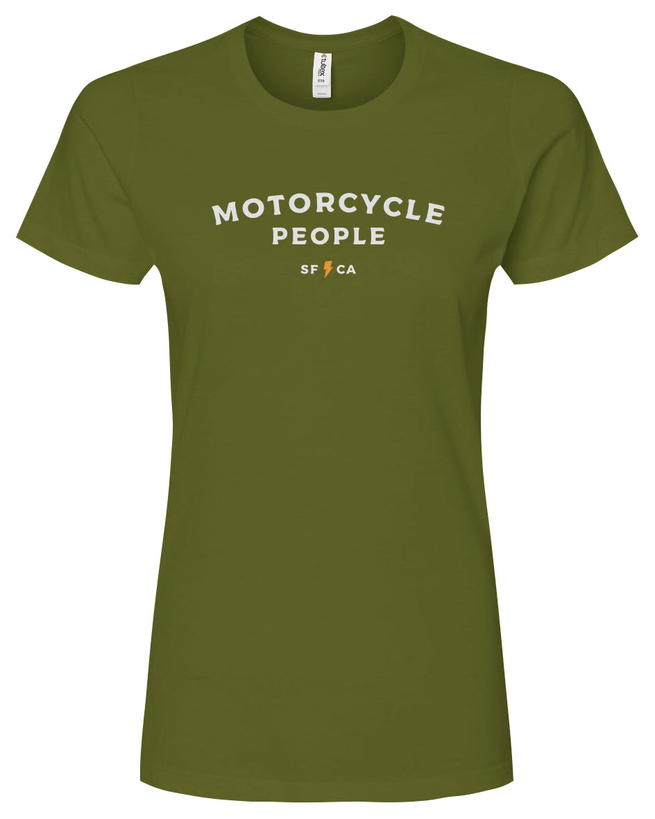Motorcycle People SF Women's Premium Cotton T