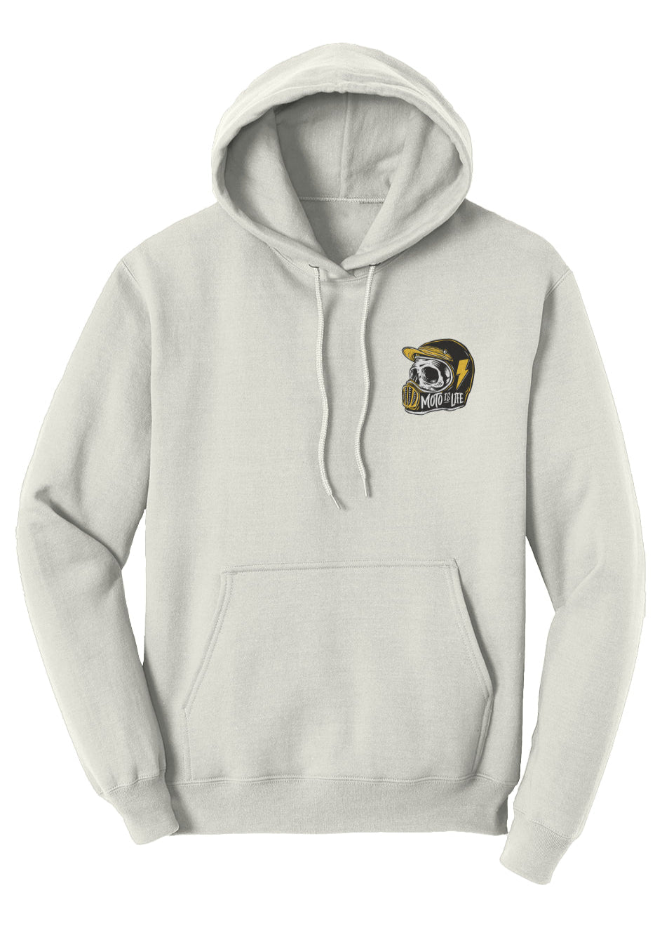 Moto is Life - Solid Skull Pullover Hoodie