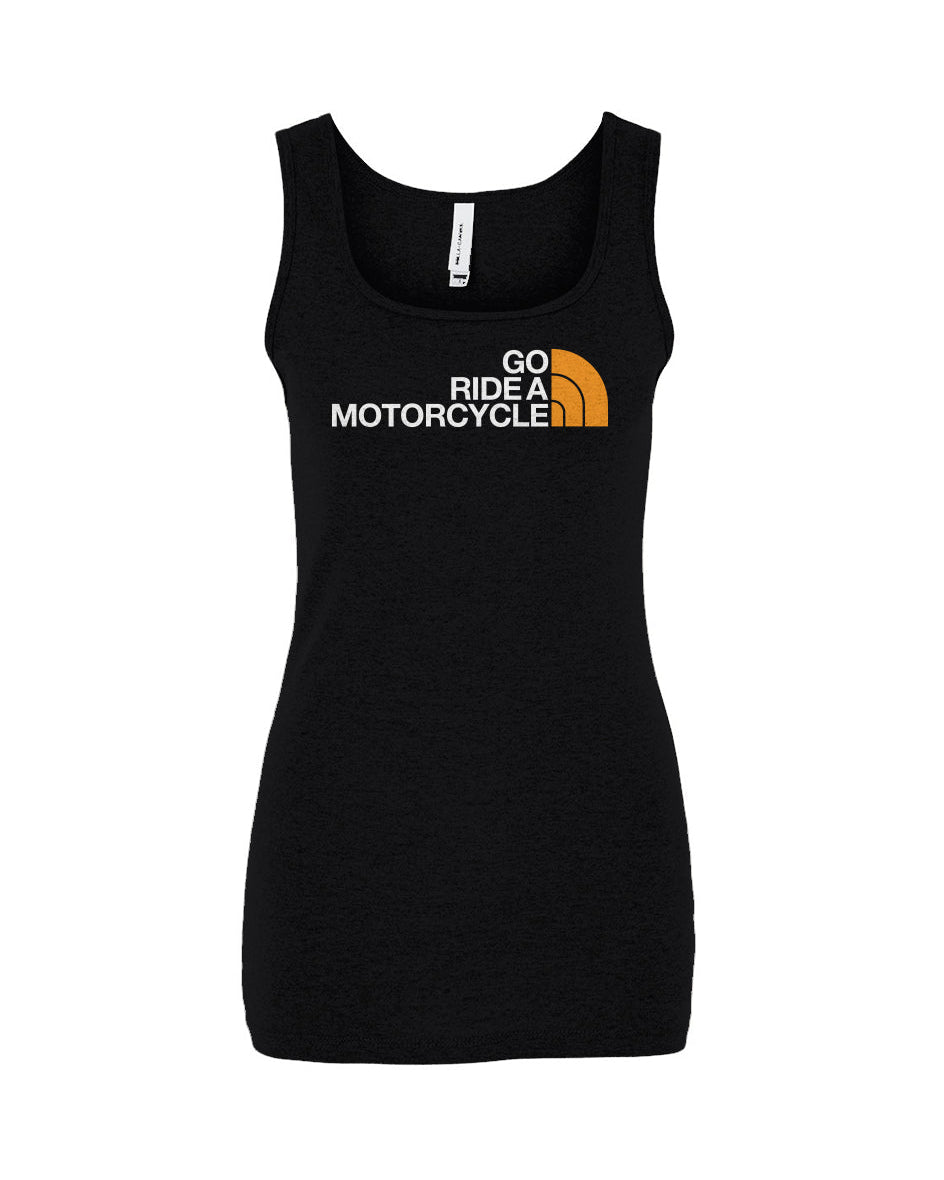 'Go ride a motorcycle' NF Parody Women's Micro Rib Tank