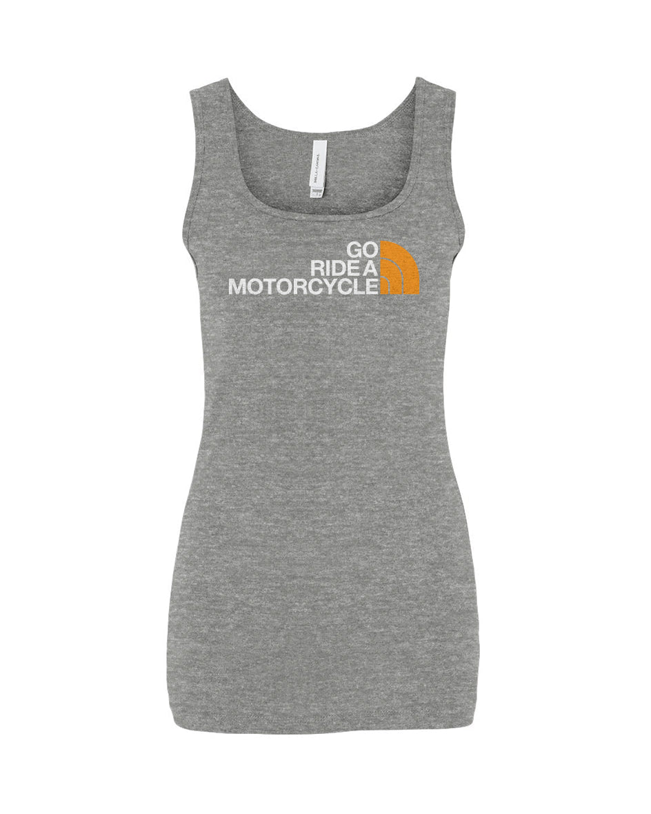 'Go ride a motorcycle' NF Parody Women's Micro Rib Tank
