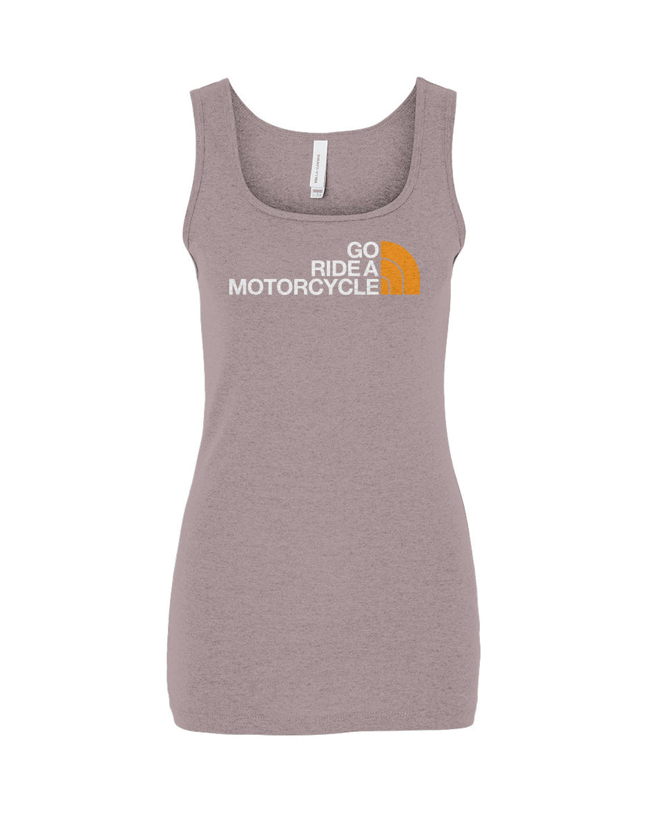 'Go ride a motorcycle' NF Parody Women's Micro Rib Tank