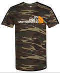 'Go ride a motorcycle' NF Parody Camo T-shirt