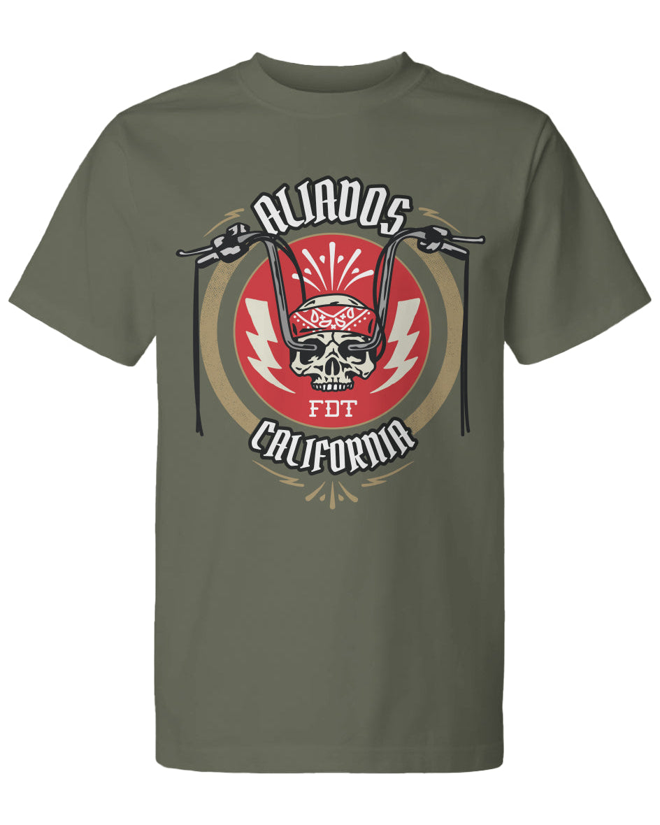 Aliados California Heavyweight Streetwear T-Shirt