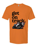 Get on Track Unisex T-Shirt (black ink)