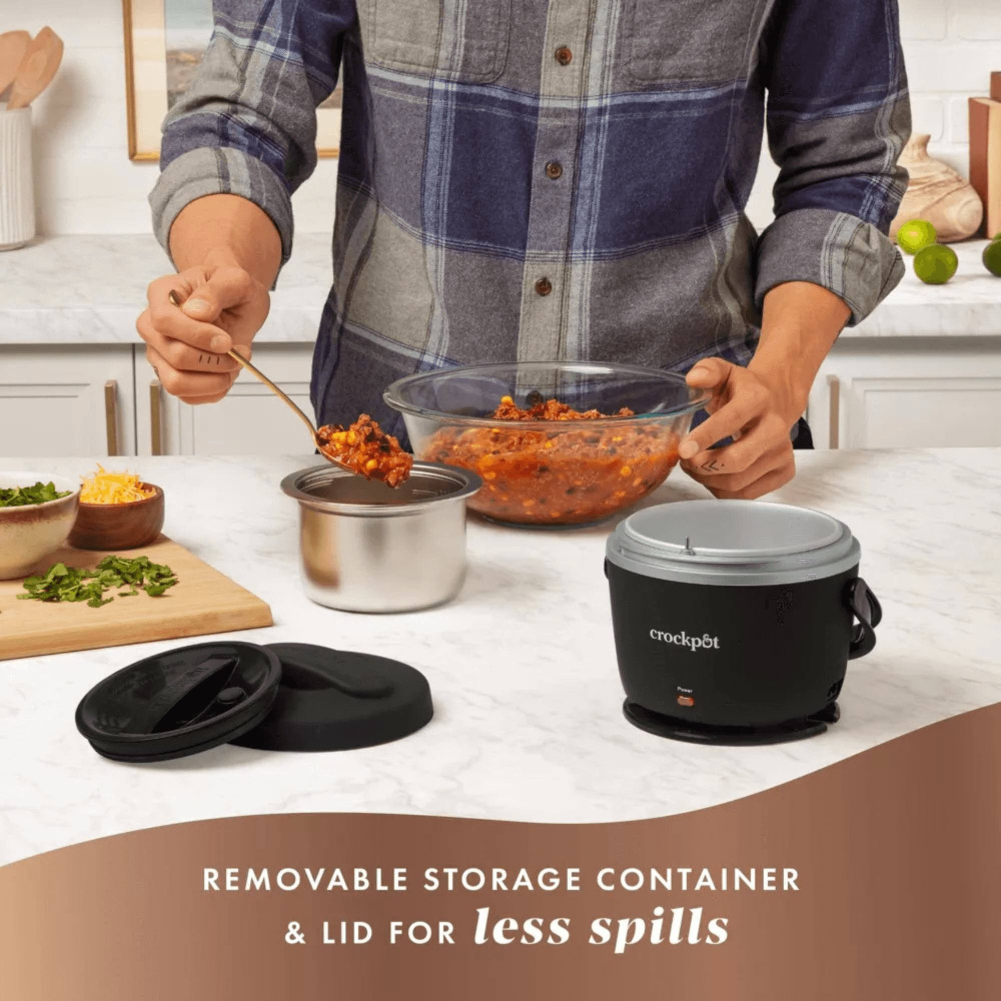 Crockpot 20oz On-The-Go Personal Lunch Crock Food Warmer