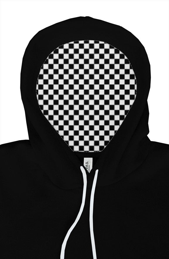 "Go ride a motorcycle" Checkered Flag Premium Hoodie