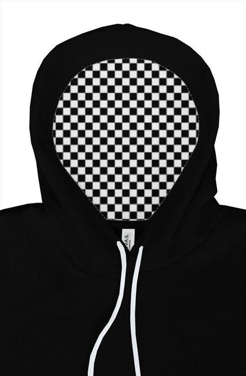 "Go ride a motorcycle" Checkered Flag Premium Hoodie
