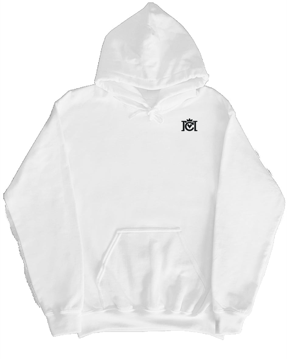 Checkered Flag Embroidered Logo Hoodie