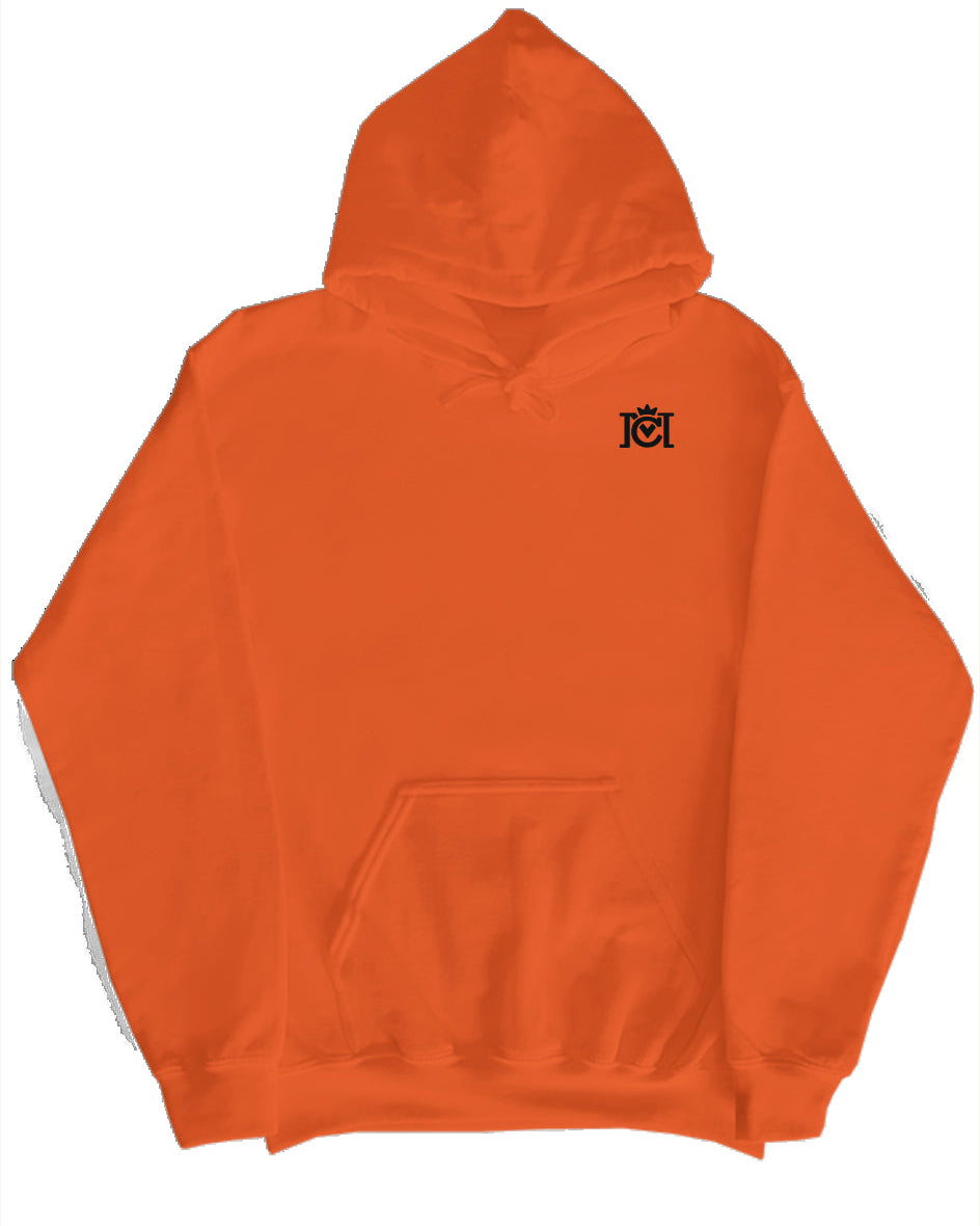 Checkered Flag Embroidered Logo Hoodie