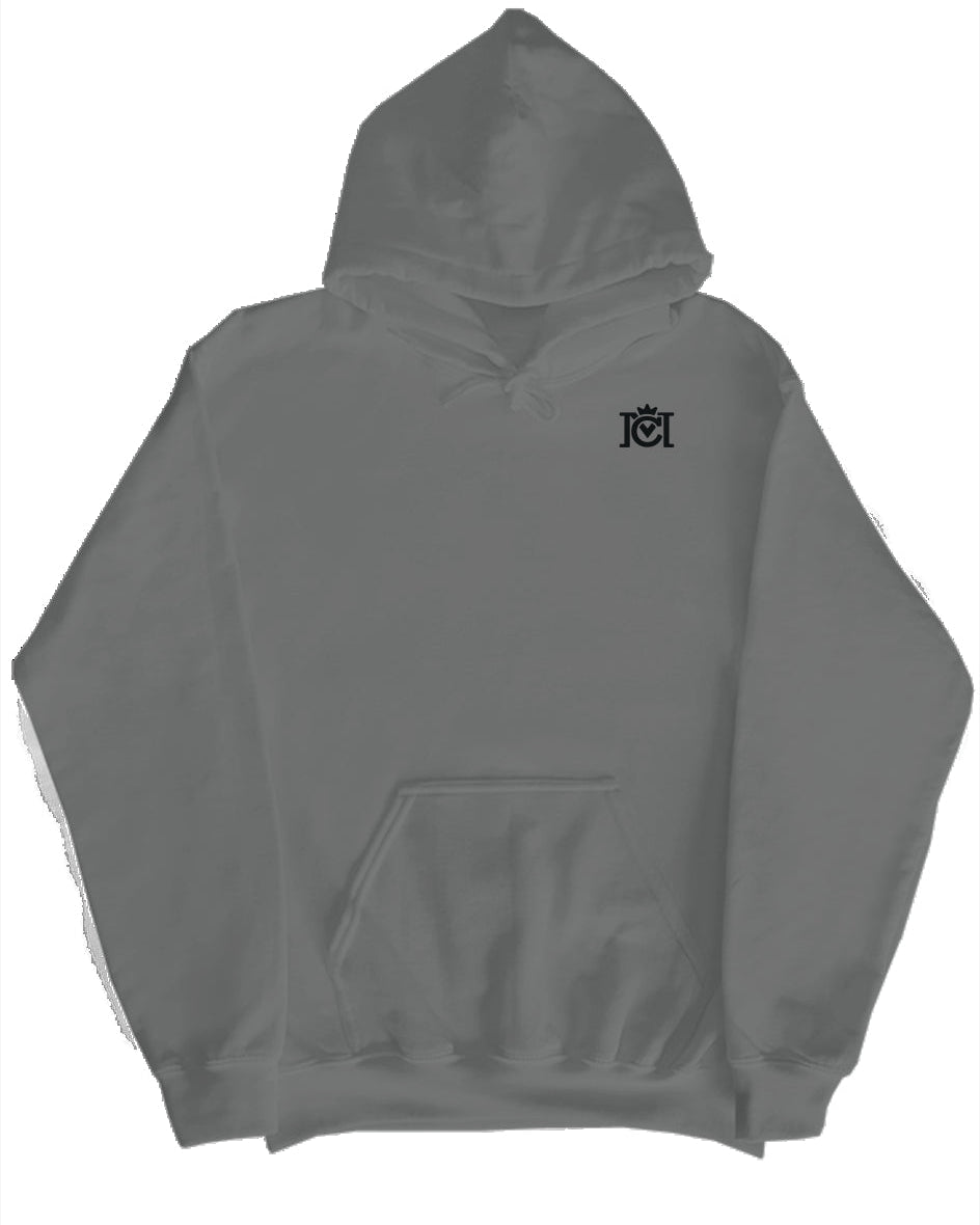 Checkered Flag Embroidered Logo Hoodie