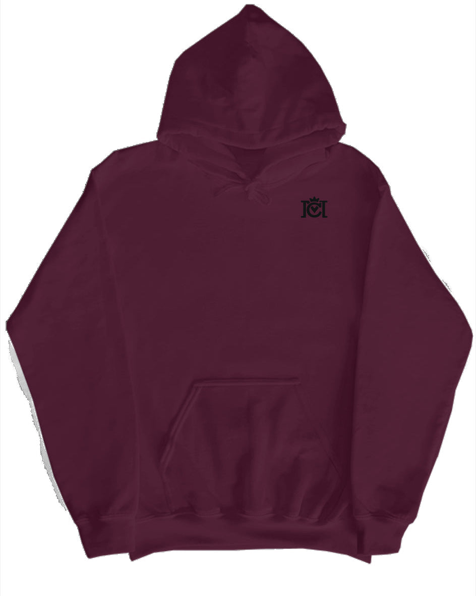 Checkered Flag Embroidered Logo Hoodie