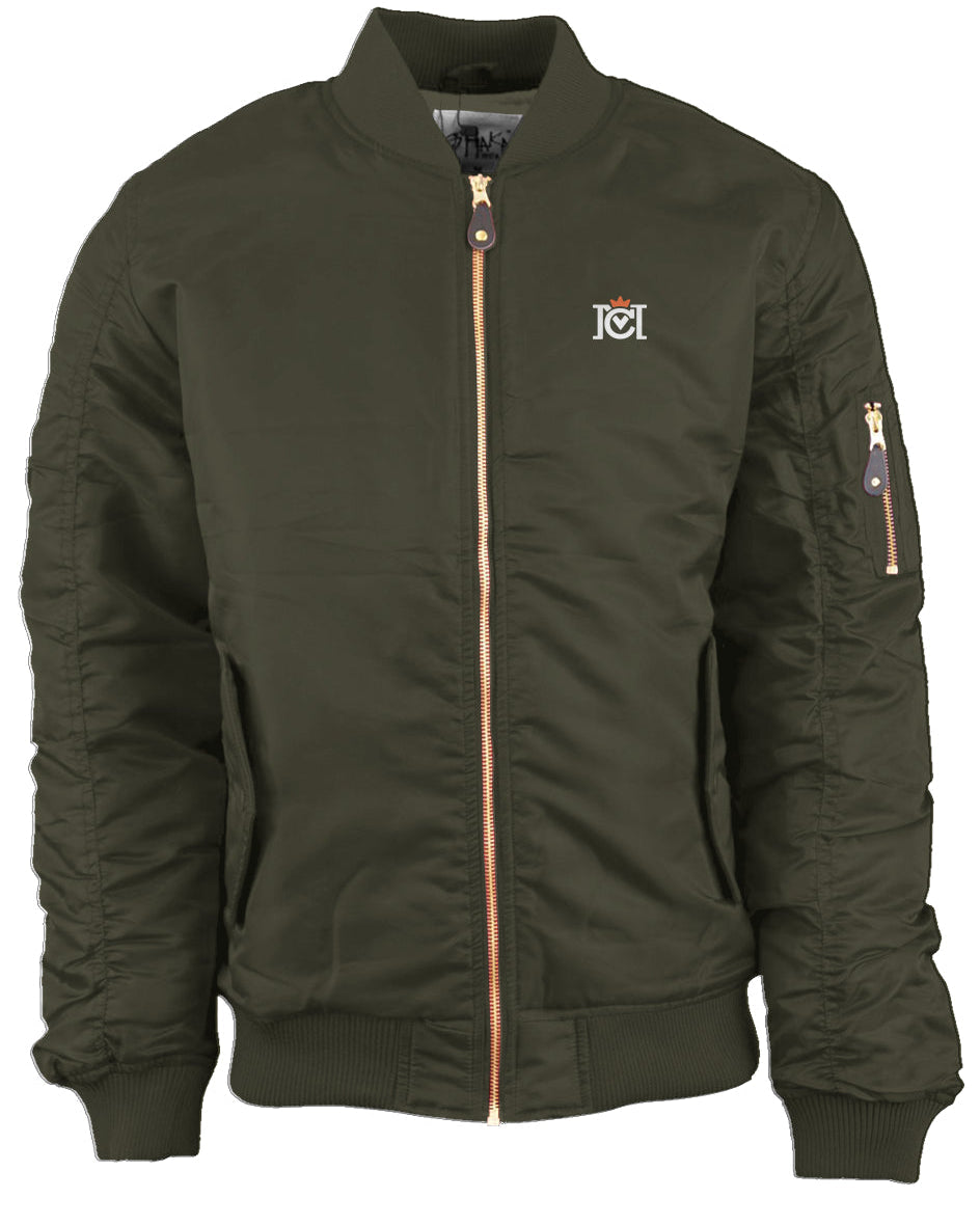 Crown Moto Branded Casual Bomber Jacket
