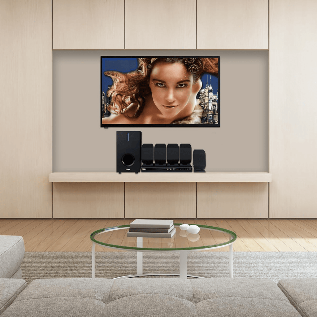Naxa 5.1 Channel Home Theater DVD & Karaoke Speaker System - Refurbished