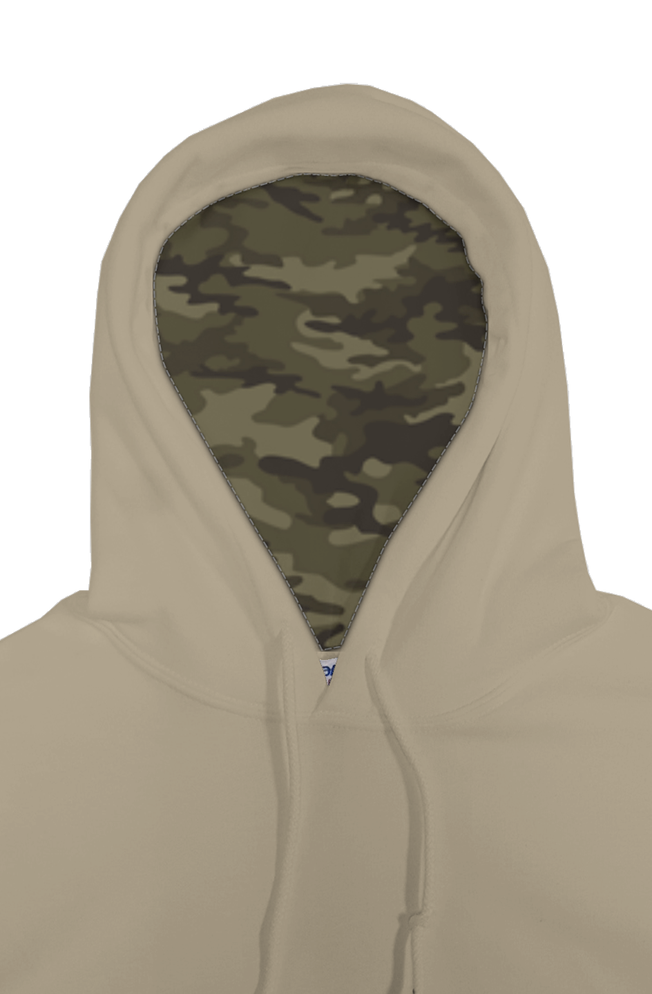 "Go ride a motorcycle" Camo-Lined Hoodie