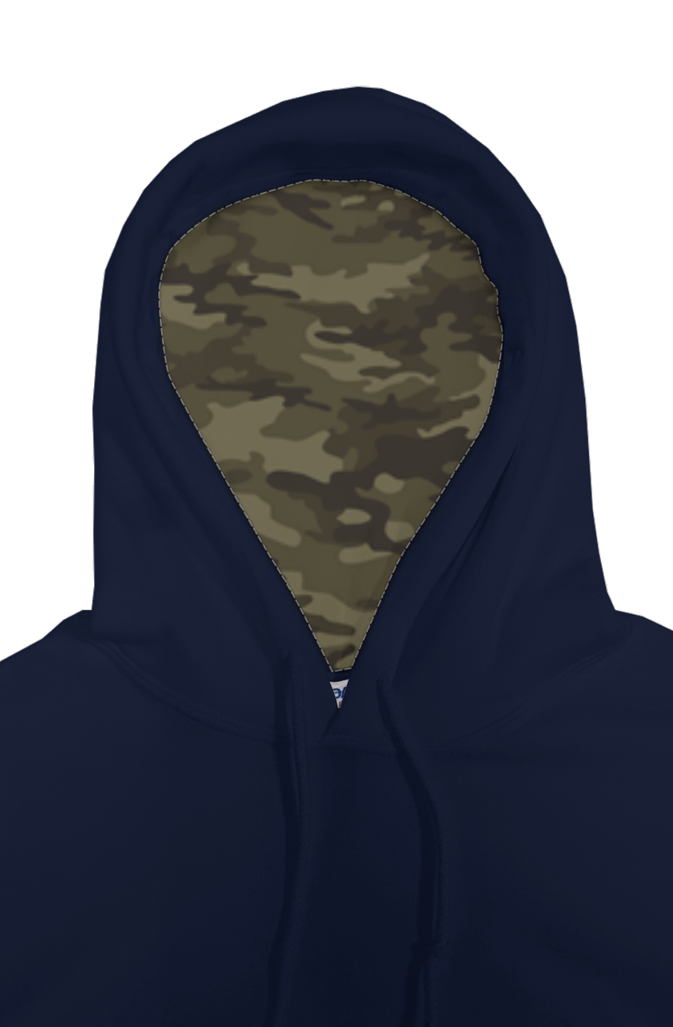 "Go ride a motorcycle" Camo-Lined Hoodie