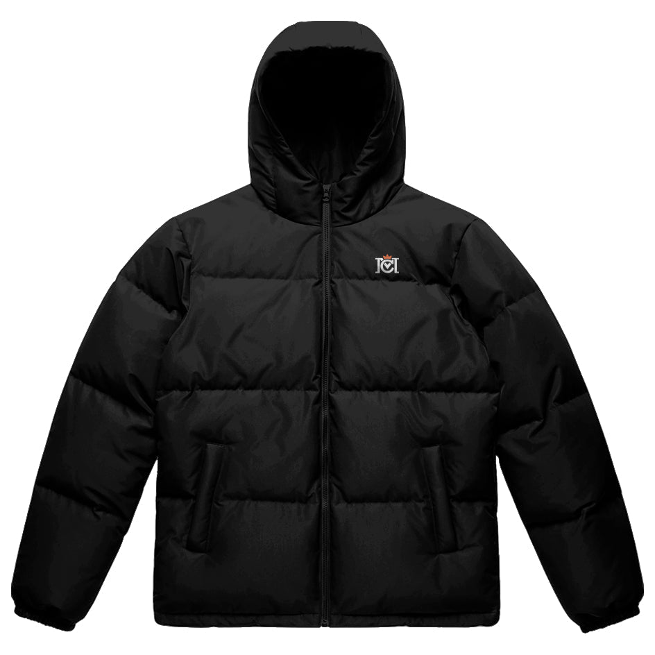 CM Branded Hooded Puffer Jacket
