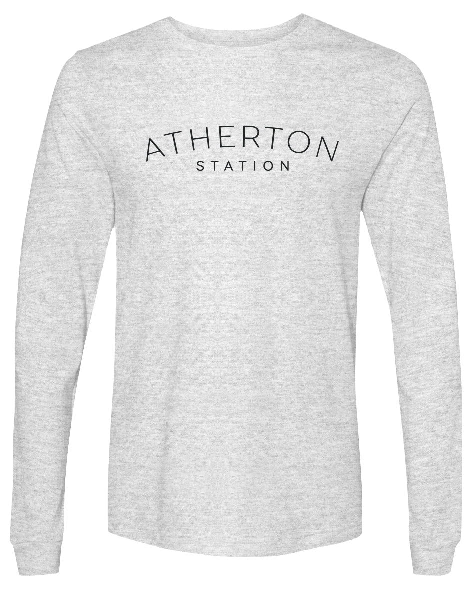 Atherton Station Long Sleeve T-Shirt (black ink)