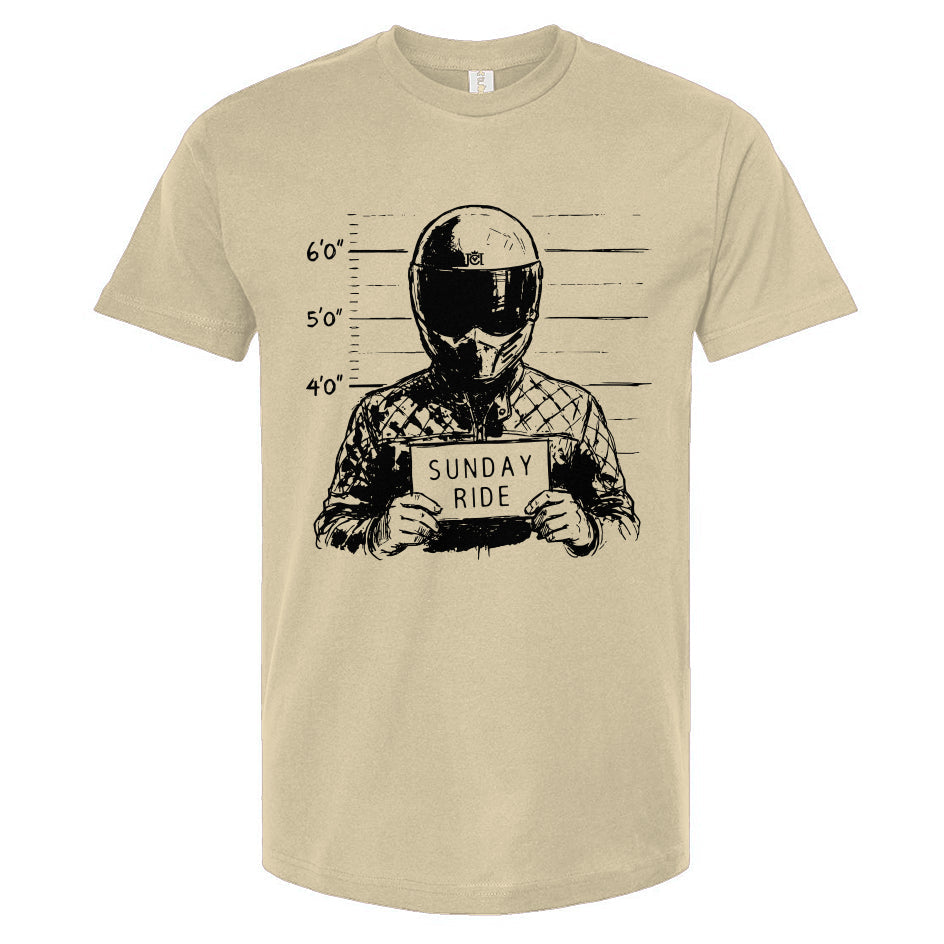 Sunday Ride Mugshot T-Shirt