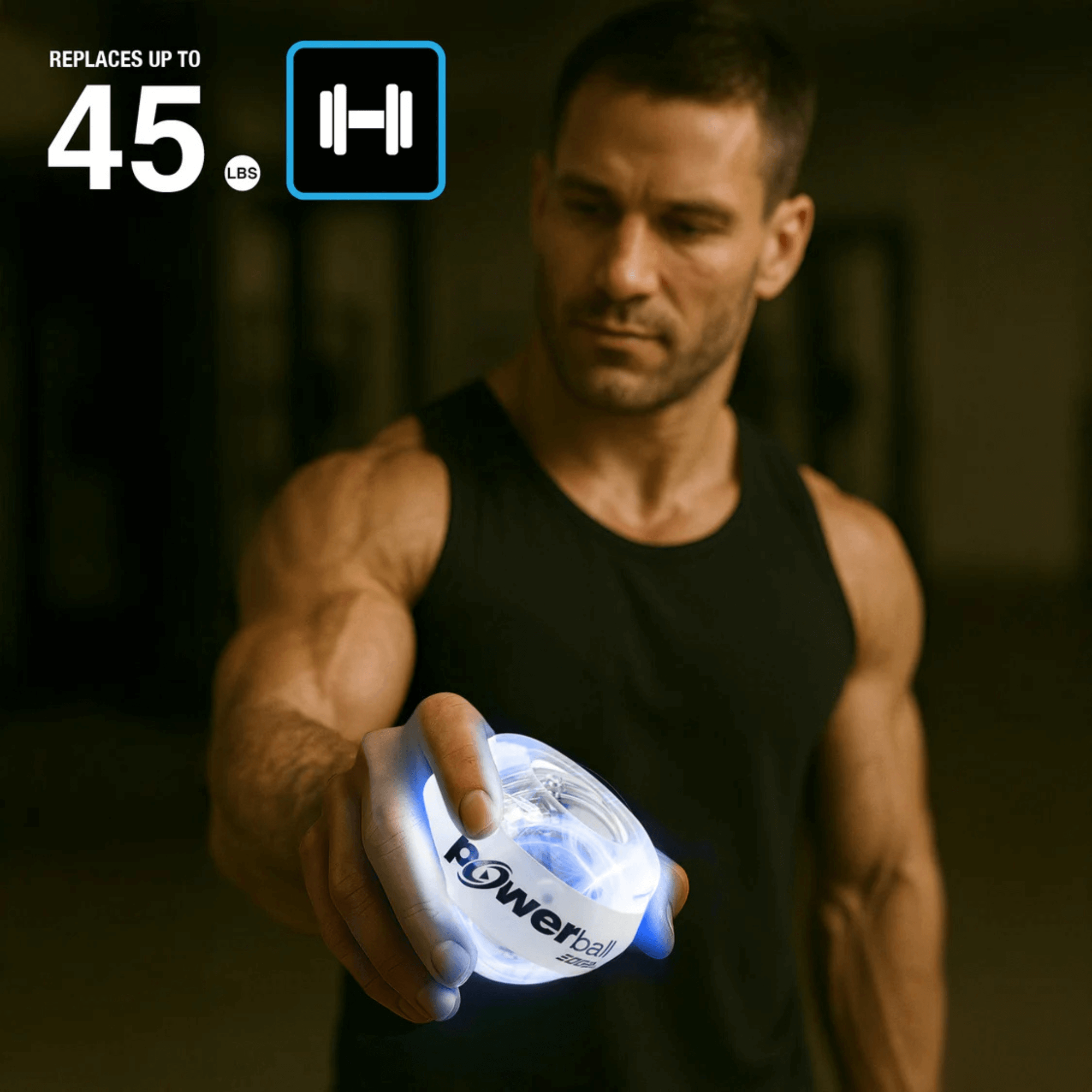 DFX Powerball Platinum Edition Hand Gyroscope Resistance Trainer with Powerdock