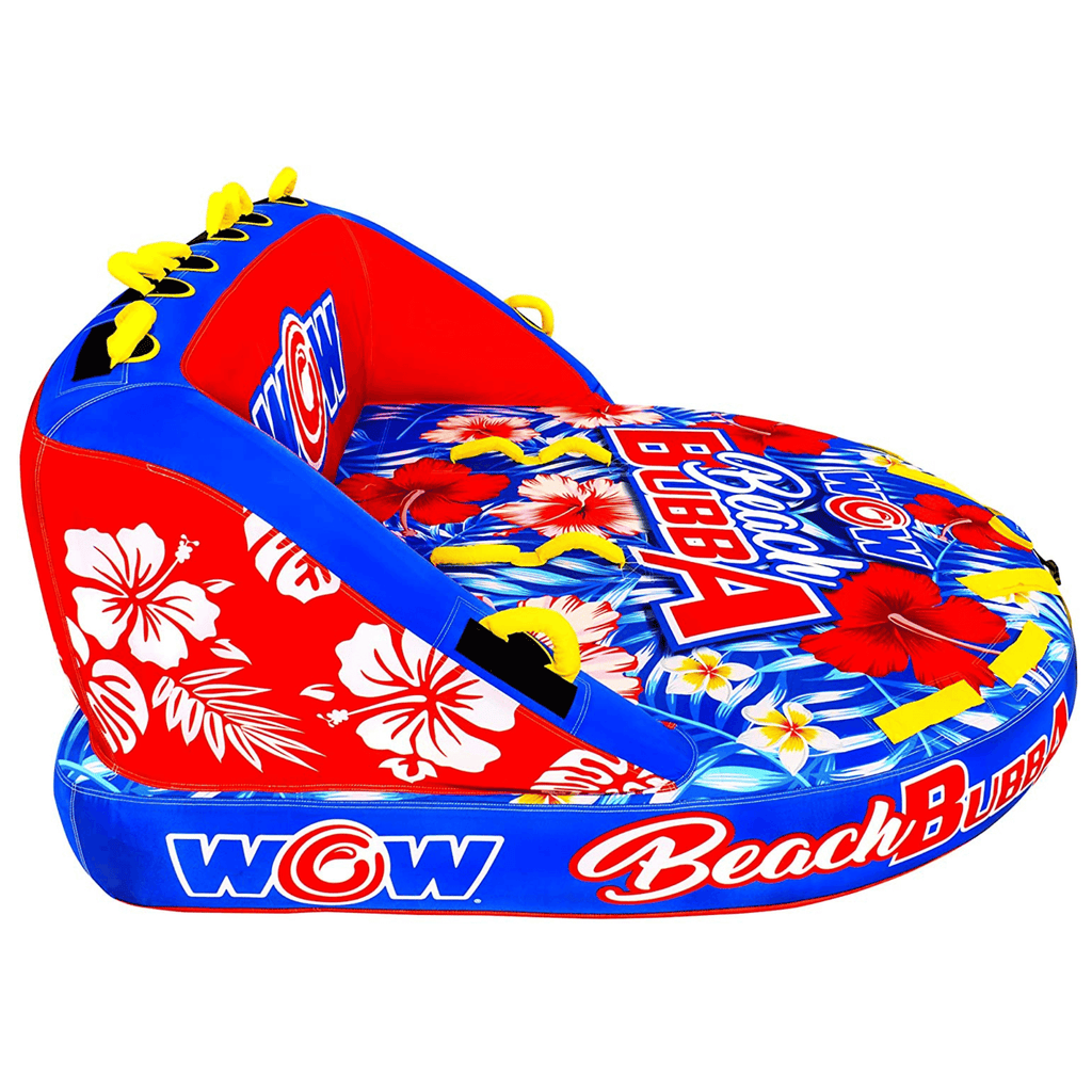 WOW Watersports Beach Bubba 3 Person 3P Towable w Webbing Foam Handles