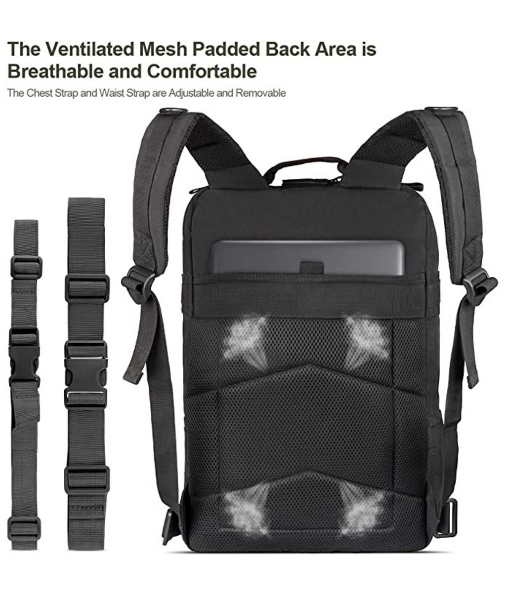 JupiterGear 25L Unisex Backpack Molle Bag Rucksack Range Bag