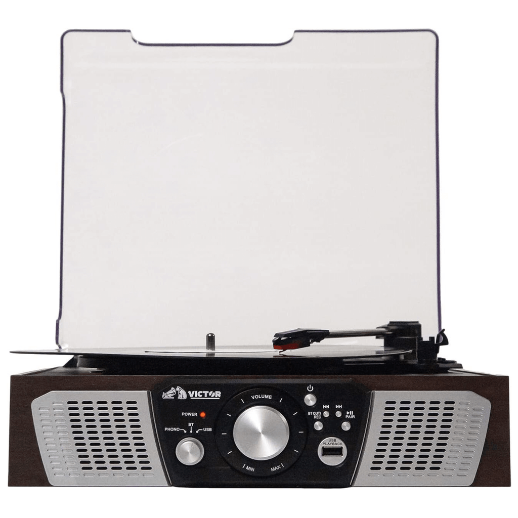 Victor Lakeshore 5-in-1 Hybrid BT Turntable System Espresso - Refurbished