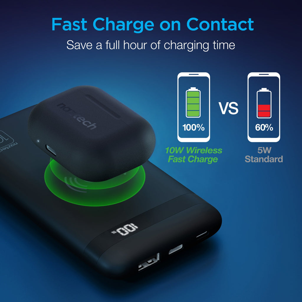 Naztech PowerBolt PD Wireless Power Bank with MFI Input