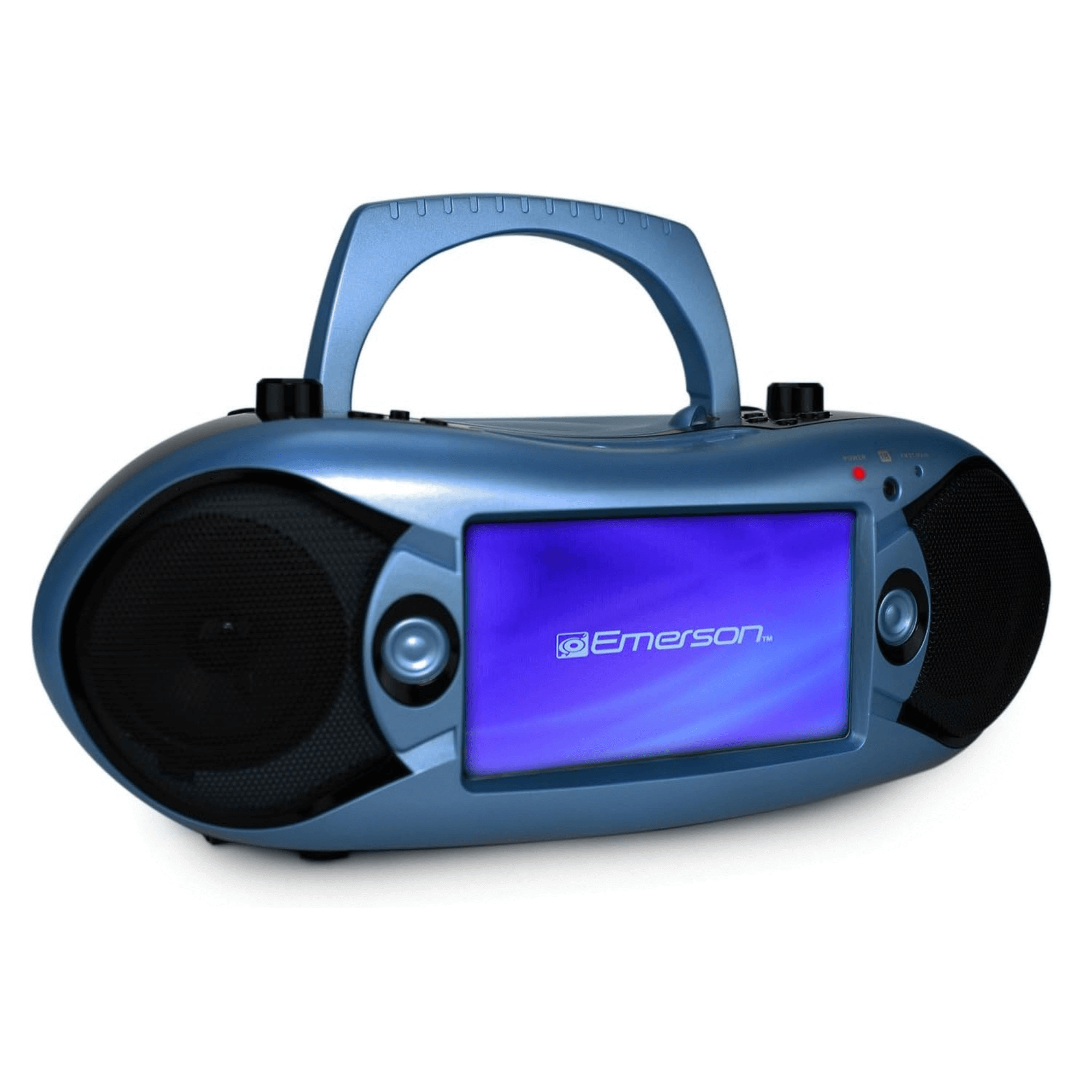 Emerson 7" Bluetooth DVD Boombox Blue - Refurbished