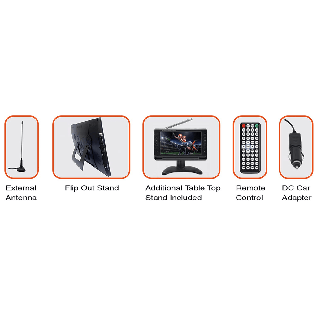 Naxa 14" 12 Volt AC/DC Portable Television - Refurbished