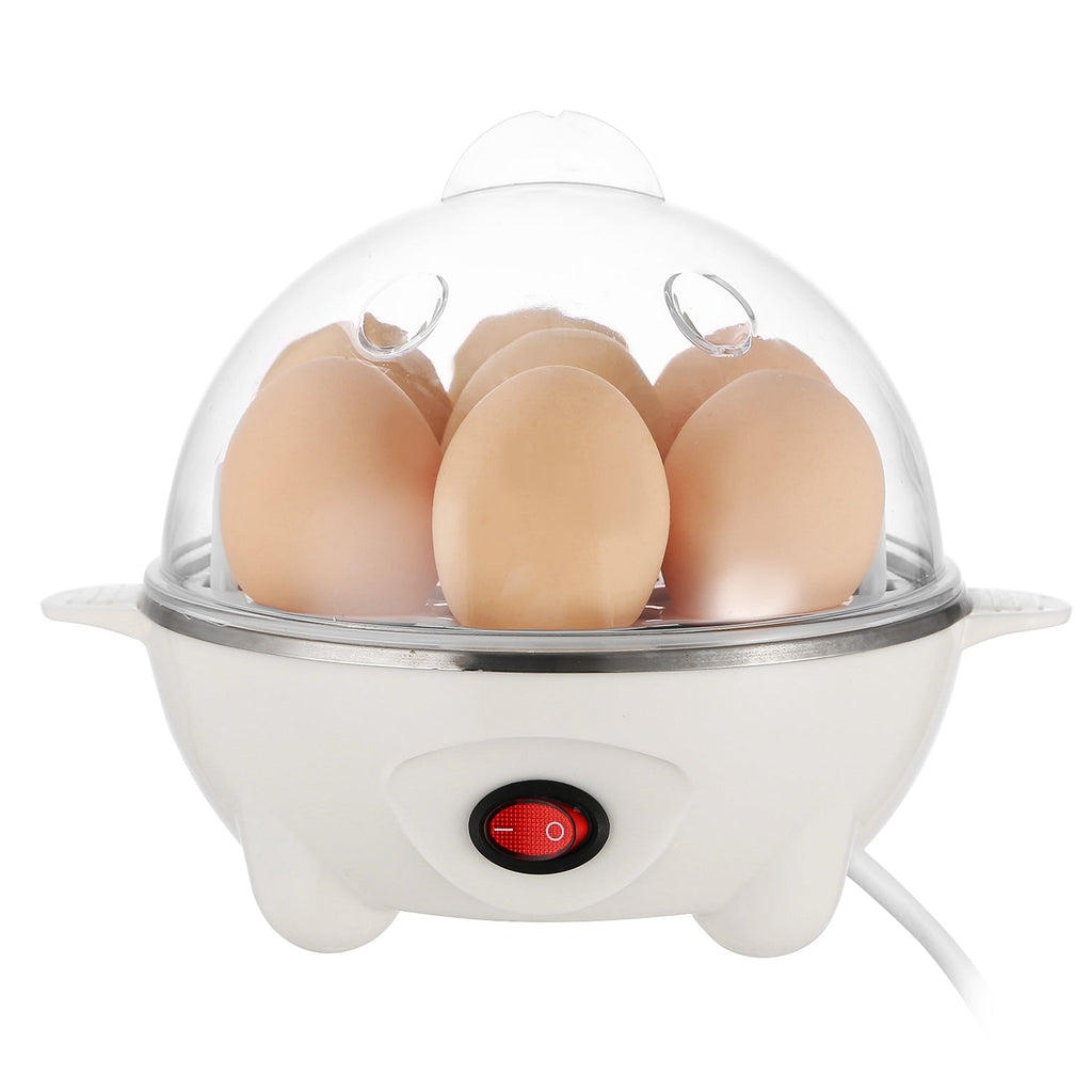 7-Egg Electric Egg Cooker – Auto Shut-Off, 350W, Hard & Soft Boiled, Steam Cooker