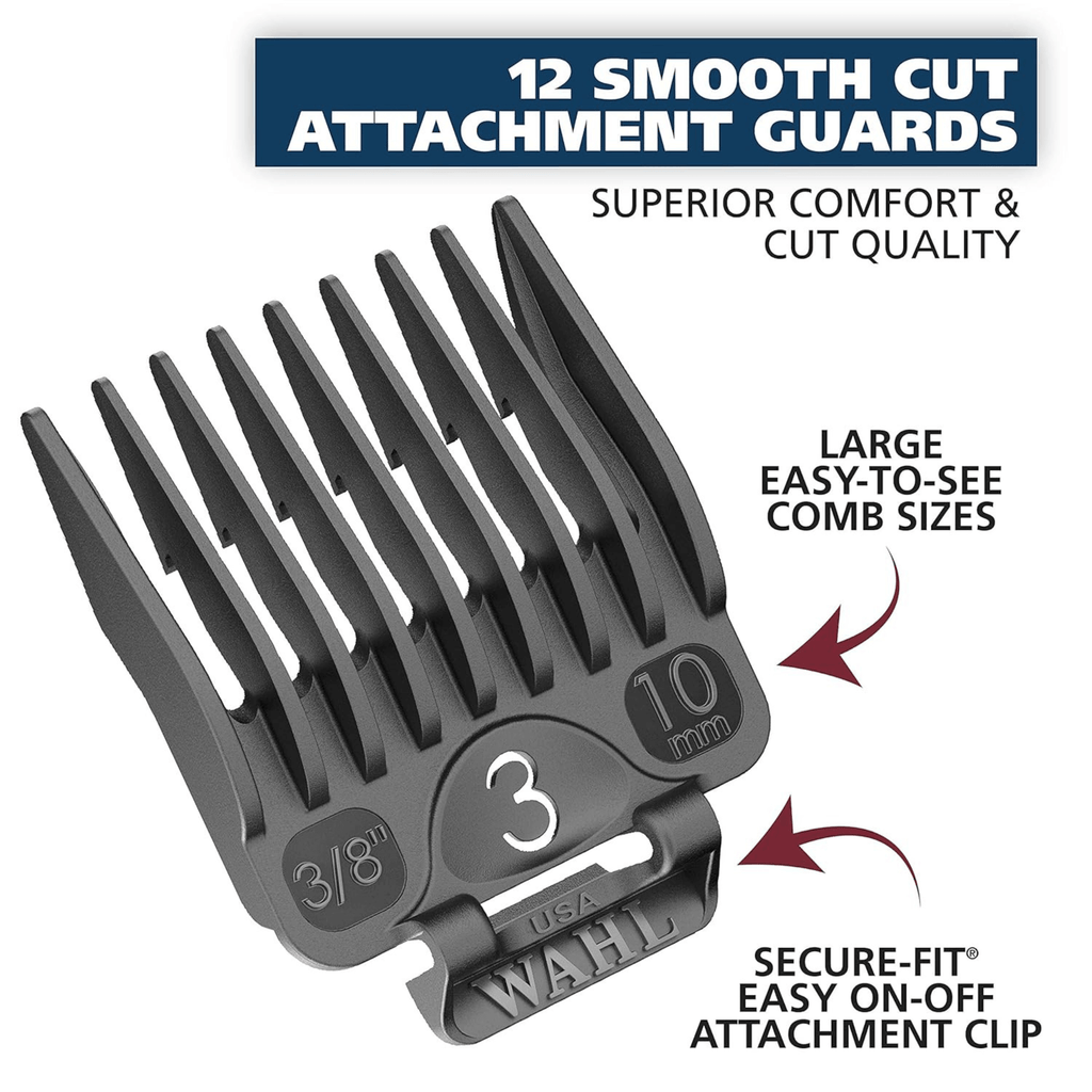 Wahl Clip-n-Trim 20-Piece Hair Clipper Kit Made in USA