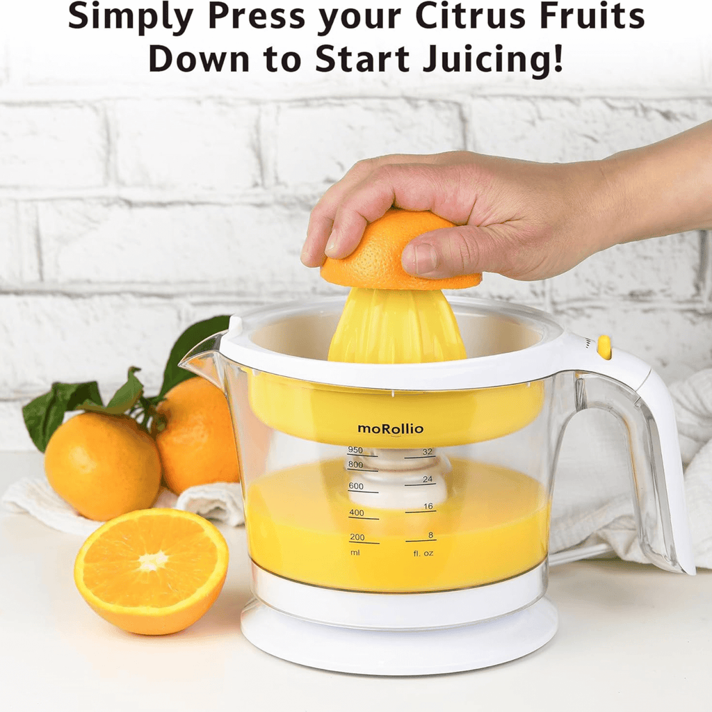 moRollio Compact 32oz Electric Citrus Juicer