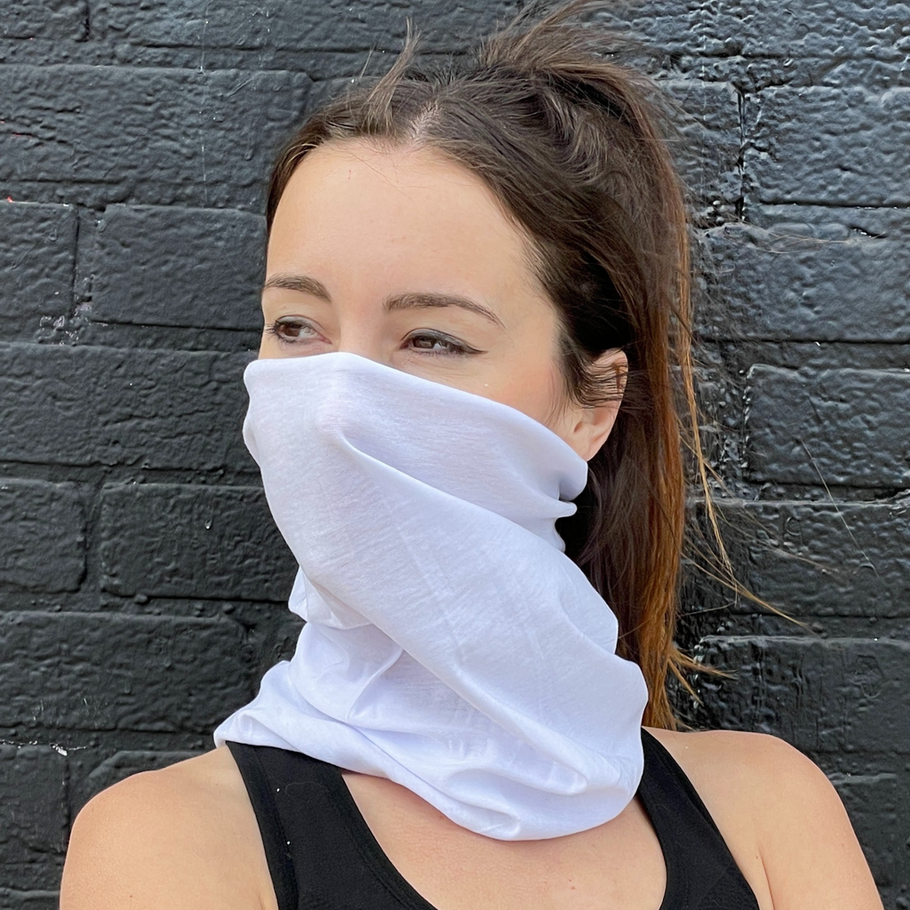 JupiterGear Hemless Neck Gaiter Face Mask for Outdoor Activities: Running, Walking, Hiking, Fishing and More