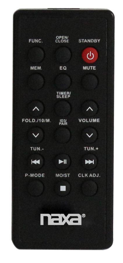 Naxa MP3 & CD Bass Reflex Boombox & PA System with Bluetooth