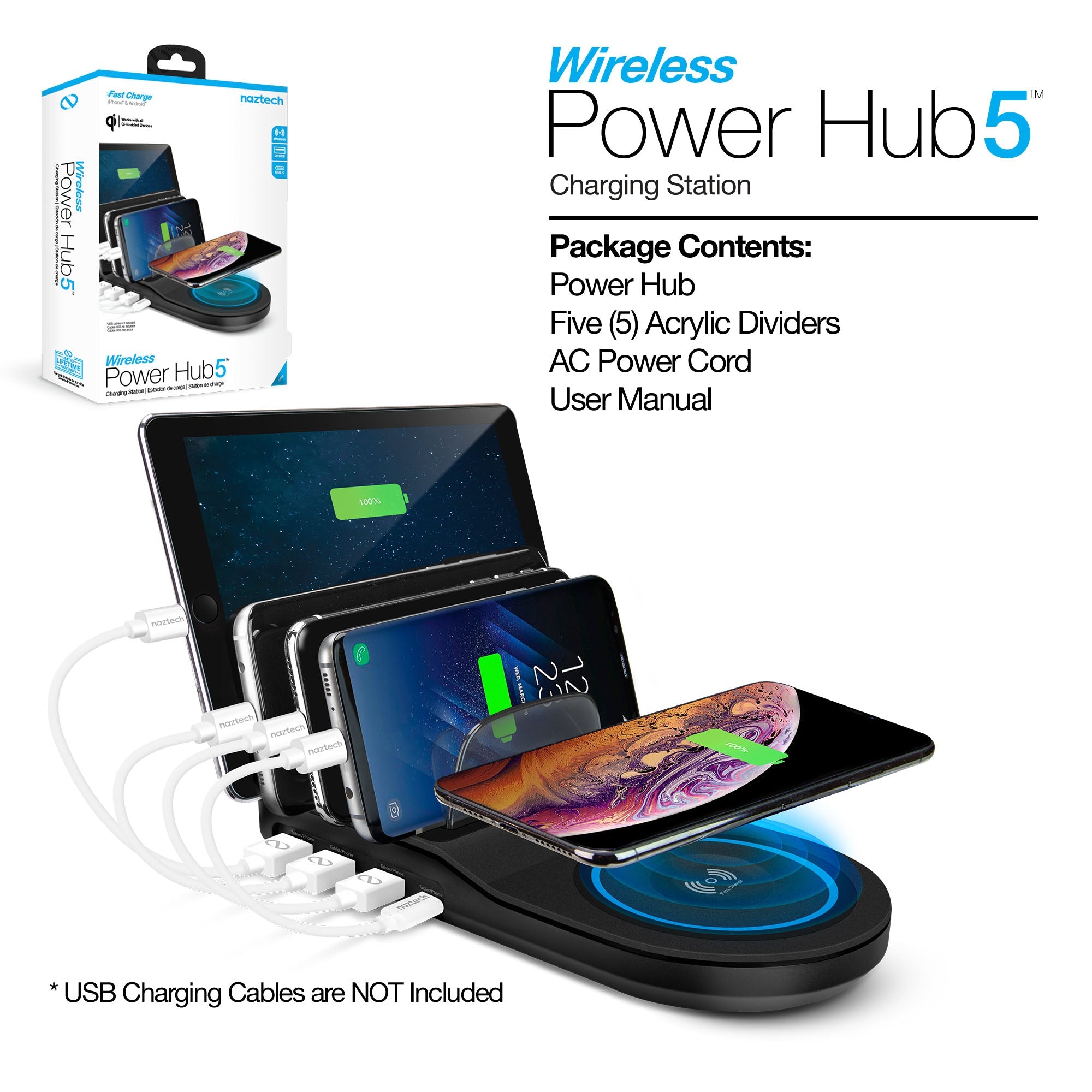 Naztech Wireless Power Hub 5