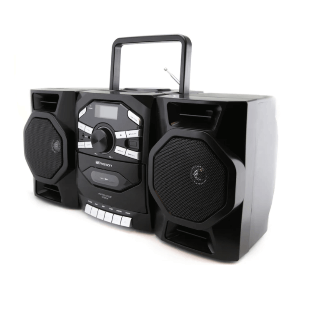 Emerson Portable CD & Cassette Stereo Boombox