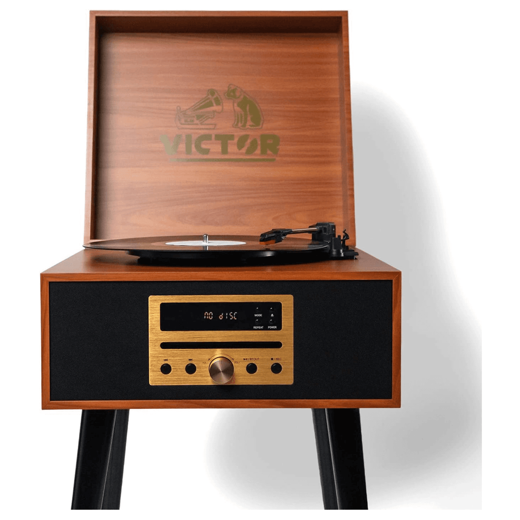 Victor Newbury 8-in-1 Music Center Mahogany - Refurbished
