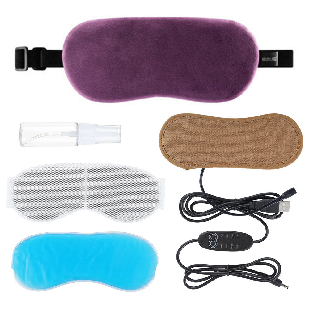 Lavender Hot & Cold Compress Sleep Eye Mask – Blackout & Eye Fatigue Relief
