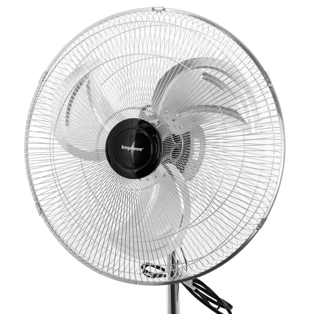 Impress 18-Inch Chrome Hi-Speed Industrial Standing Oscillating Fan